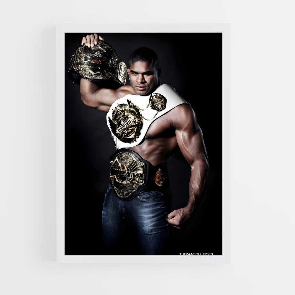 Poster overeem plonge – affiche Kick-boxing (vue 3)